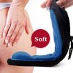 Blue 3D Silicone Lycra Nylon Gel Pad Bicycle Seat Cover - Soft Cushion Fit - 7