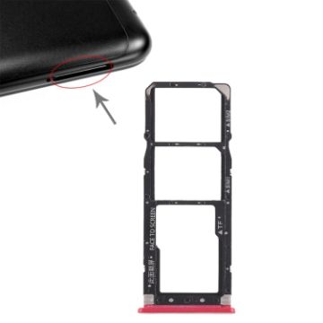 Xiaomi Redmi 6 Pro Red SIM & Micro SD Card Tray Set (2 Pack) - 1
