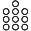 Xiaomi Redmi 4A/5A/3S/3/4X Back Camera Lens Cover - 10 PCS - 1