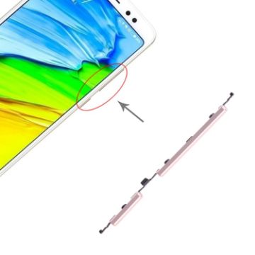 Xiaomi Redmi Note 5/Pro Gold Power & Volume Button Replacement - 1