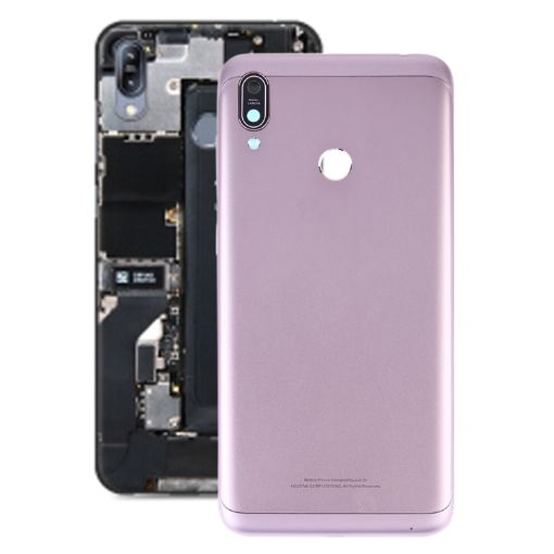 Asus Zenfone Max M2 ZB633KL ZB632KL Silver Battery Back Cover & Lens - 1