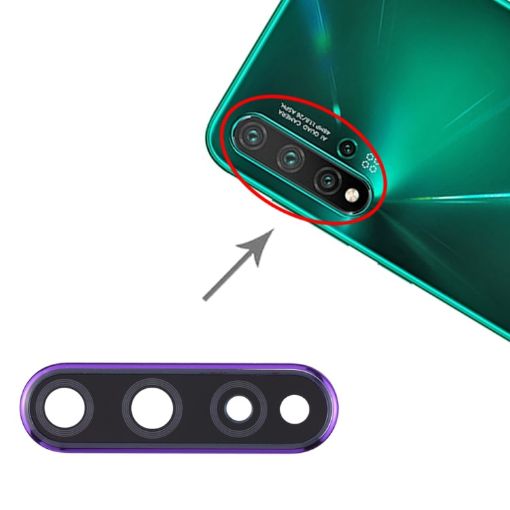 Huawei Nova 5 Pro/Nova 5 Camera Lens Cover - Purple - 1