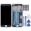 OPPO R9s Black LCD Screen + Touch Panel with Frame (TFT) Replacement - 1