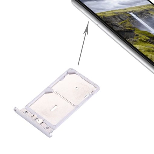 Xiaomi Redmi Note 3 MediaTek SIM Card Tray Silver Replacement - 1