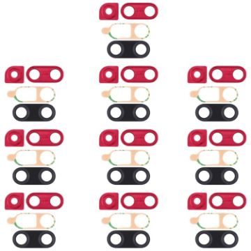 Huawei Nova 4 Camera Lens Cover Red - 10pcs Pack - 1