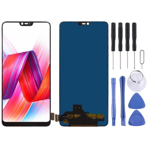 OPPO R15 TFT LCD Screen with Digitizer Full Assembly - Black - 1