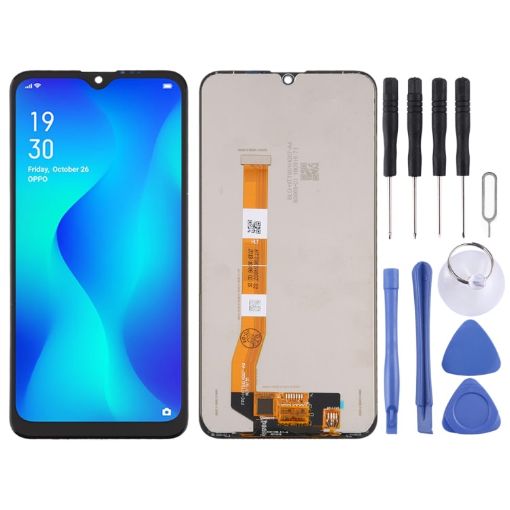 OPPO A1k/Realme C2 LCD Screen with Digitizer Full Assembly (Black) - 1