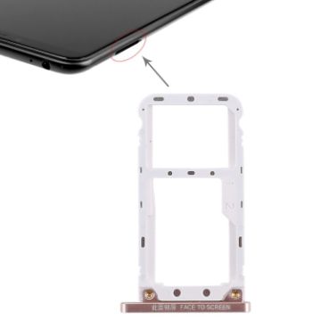Xiaomi Mi Max 3 Gold SIM Card Tray Replacement - 1