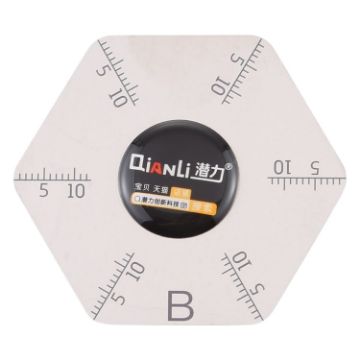 Qianli Hexagram Shape Pry Opening Tool With Scales - Precision Repair Tool - 1