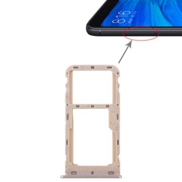 Xiaomi Redmi 5 Gold Dual SIM & Micro SD Card Tray Replacement - 1