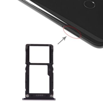 Xiaomi Mi 8 Lite Black SIM Card Tray + Micro SD Card Replacement - 1