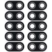 Asus ZenFone Max Plus M1 X018DC Camera Lens Cover 10 PCS Black 5.7" - 1