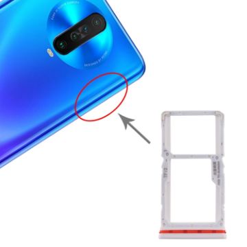 Xiaomi Redmi K30 4G SIM & Micro SD Card Tray (White) Replacement - 1