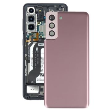 Samsung Galaxy S21+ 5G Brown Battery Back Cover with Camera Lens Cover - 1