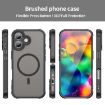 iPhone 17 Fan Dun Series Black TPU Hybrid PC Frosted Magsafe Case - 2
