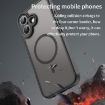 iPhone 17 Fan Dun Series Black TPU Hybrid PC Frosted Magsafe Case - 4