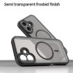 iPhone 17 Fan Dun Series Black TPU Hybrid PC Frosted Magsafe Case - 5
