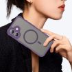 iPhone 17 Fan Dun Series Purple TPU Hybrid PC Magsafe Case - 3