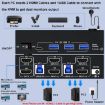 8K 60Hz USB3.0/HDMI Dual Monitor KVM Switch, 2-Port, US Plug - 8
