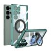 Samsung Galaxy S23 Ultra 5G GKK MagSafe Shockproof Case - Transparent Green - 1