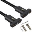 USB4 Type-C Female to Female Panel Extension Cable, 1m Length - 3