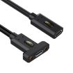 USB4 Type-C Female to Female Panel Extension Cable, 1m Length - 1