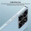 Redmi Turbo 4 AG Frosted Electroplating Acrylic Case - Silver White - 4