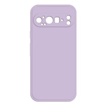 Google Pixel 9 Pro Imitation Liquid Silicone Case - Purple - 1