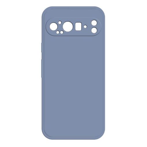 Google Pixel 9 Pro XL Grey Imitation Liquid Silicone Phone Case - 1