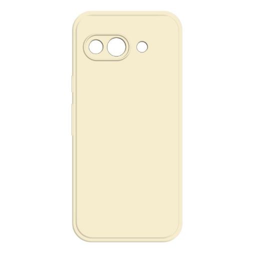 Google Pixel 9a Imitation Liquid Silicone Phone Case - White - 1