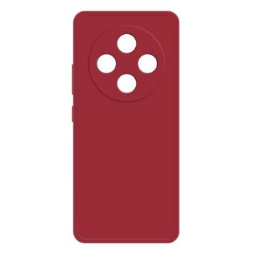 Redmi 14C 5G Dark Red Imitation Liquid Silicone Phone Case - 1