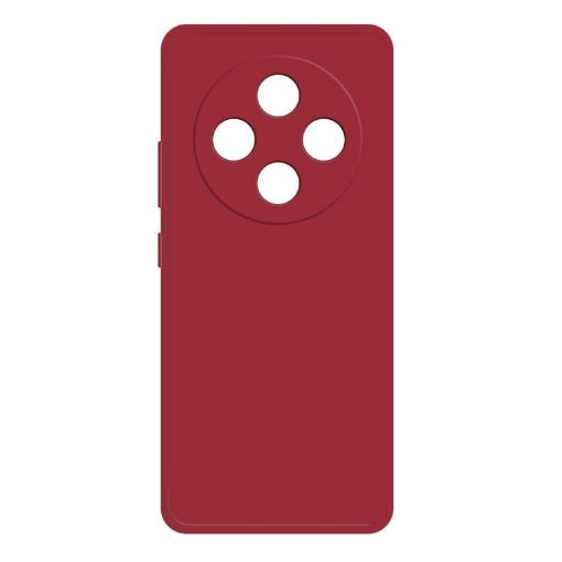 Redmi 14C 5G Dark Red Imitation Liquid Silicone Phone Case - 1