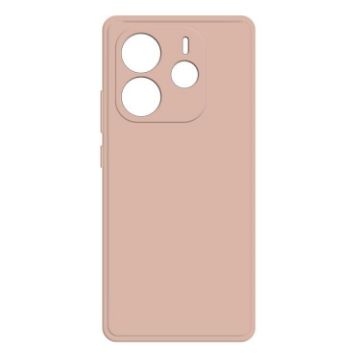 Redmi Note 14 5G Pink Imitation Liquid Silicone Phone Case - 1