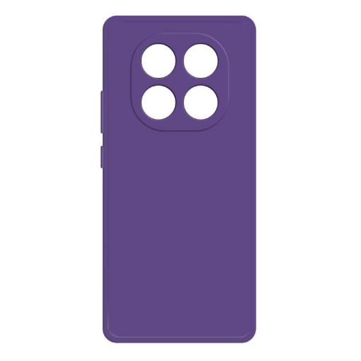 Redmi Note 14 Pro 4G Dark Purple Silicone Phone Case - 1