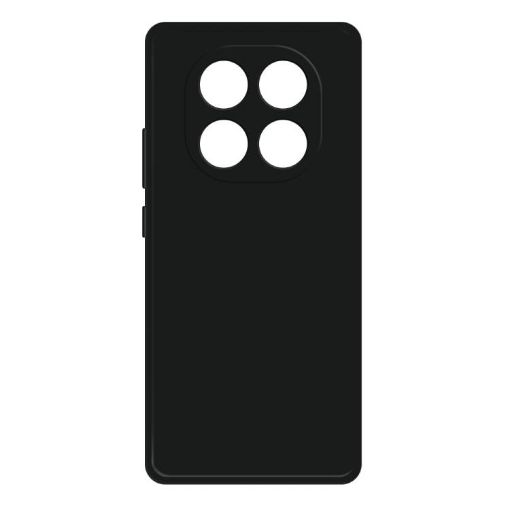 Redmi Note 14 Pro 5G Black Liquid Silicone Phone Case - 1