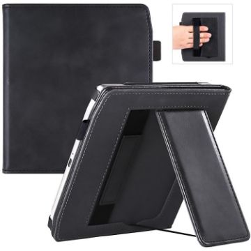 Pocketbook Era PB700 Calfskin Leather Hand Rest Holder Tablet Case Black - 1