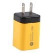 KO-72 38W QC3.0 USB & USB-C PD Quick Charger, US Plug - Yellow - 2