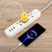 KO-72 38W QC3.0 USB & USB-C PD Quick Charger, US Plug - Yellow - 5