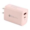 65W QC3.0 USB & USB-C PD Quick Charger, US Plug, Pink - AR-PD12 - 4