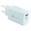 65W QC3.0 USB & USB-C PD Quick Charger, EU Plug, Green - AR-PD12 - 4