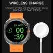 X7 1.51" IPS Screen Bluetooth Smart Watch with Health Monitoring - Orange - 5