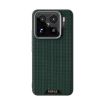 Xiaomi 15S Pro Green Leather MagSafe Case - Ruyi Pattern 6D Micro Relief - 2