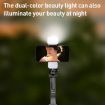 Lenovo Thinkplus H18B Bluetooth Selfie Stick, Dual Fill Light, 1.8m, Black - 4
