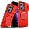 OPPO Reno13 Pro 5G Red Case with Sliding Camshield & Ring Holder - 1