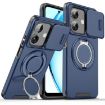 OPPO A3x Global Blue Sliding Camshield Ring Holder Phone Case - 1