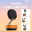 K10B Black Car Phone Holder - Rotatable, Magnetic, Foldable Vacuum Mount - 4