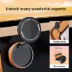 K10B Black Car Phone Holder - Rotatable, Magnetic, Foldable Vacuum Mount - 5