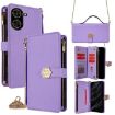 Redmi A5 4G Crossbody Leather Phone Case Purple 171.7mm - 1