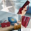 Redmi A5 4G Crossbody Leather Phone Case, Red, 171.7mm, Cross Texture - 7