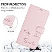 OPPO A5x 5G/4G Global Pink RFID Leather Phone Case - Smile Embossing - 5